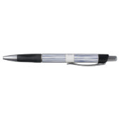 Chic Navy & White Striped Pattern Monogram Pen (Bodem)