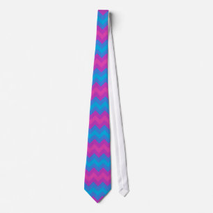 Chic Necktie: magenta, Paarse en blauwe kazen Stropdas