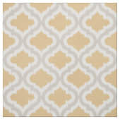 Chic-neutraal ikat Marokkaans patroon Stof (Swatch)