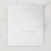 Chic Neutrals Trouwtafel Poeder Wit ID1020 (Buitenkant ongevouwen)