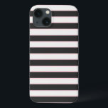 Chic noir rose rayé Samsung Galaxy Note 4 Coque<br><div class="desc">étui téléphonique rayé unique et chic noir,  blanc et rose doux. Très chic,  branché et moderne.</div>