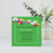 Chic Nursing School Graduation Invitation (Debout devant)