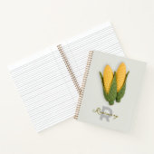 Chic Oma's Garden Modern Crochet Corn Naam Notitieboek (Binnen)