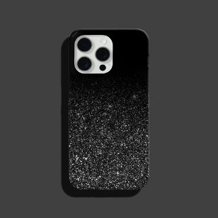 Chic Ombre Black Glitter iPhone 13 Hoesje