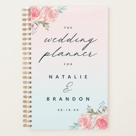 Chic Ombre Jardin Floral Peony Mariage (Devant)