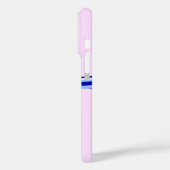 Chic-ontwerp op roze achtergrond Case-Mate iPhone case (Achterkant / Links)