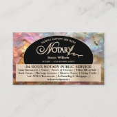 Chic Opal Mobile Notaris & Lening Ondertekening Ag Visitekaartje (Voorkant)