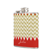 Chic or Chevron Flacon personnalisé (Gauche)