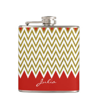 Chic or Chevron Flacon personnalisé