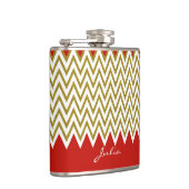 Chic or Chevron Flacon personnalisé (Droite)