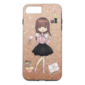chic or glittered planner fille coque iphone (Dos)