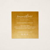 Chic or moderne minimaliste oreille bijouterie (Dos)