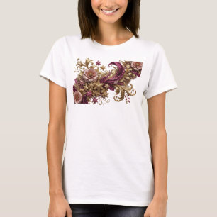 Chic Orange ART ABSTRAIT T-shirt personnalisé v2