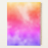 Chic orange rose irisé fausse parties scintillant  (Dos)