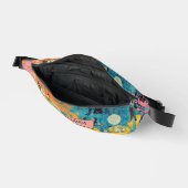 Chic oranje Siciliaanse citrus collage bloemige te Heuptasje (Open)