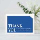 CHIC ORDER INSÉREZ affaires merci royal bleu (Debout devant)