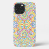 Chic Oriental Paisley Floral Art Pattern iPhone Hoesje (Achterkant)