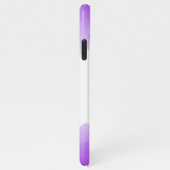 Chic Paars Ombre Name Letter Monogram iPhone Case Hoesje (Rechterkant)