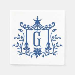 Chic Pagoda Monogram G Napkins Servet