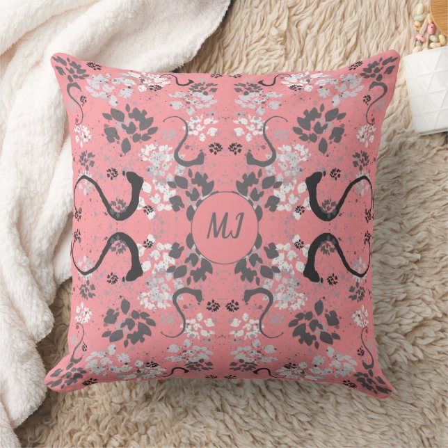 Chic Paint Monogrammed Sierkussen (Deken)