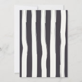 Chic Panier à fleurs Invitation de douche nuptiale (Dos)