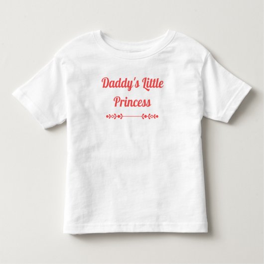 Chic Papa's kleine prinses Kinder Shirts (Voorkant)