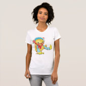 Chic Pâques mignon sur T-shirt blanc (Devant entier)
