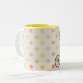 Chic Paris Tweekleurige Koffiemok (Voorkant links)