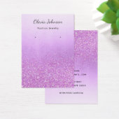 Chic parties scintillant violet carte d'affichage  (Bureau)
