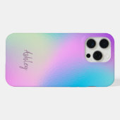 Chic Pastel Holographic Personalized Name (Verso Horizontal)