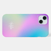 Chic Pastel Holographic with Name (Verso Horizontal)