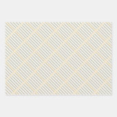 Chic Pastel Mid Century Pattern Inpakpapier Vel (Voorkant 2)
