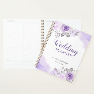 Chic Pastel Purple Rose Jardin Planificateur de ma