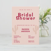 Chic Pays Thème Bridal Showboat Invitation (Debout devant)
