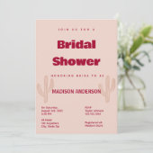 Chic Pays Thème Bridal Showboat Invitation (Debout devant)