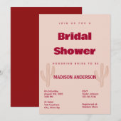 Chic Pays Thème Bridal Showboat Invitation (Devant / Derrière)