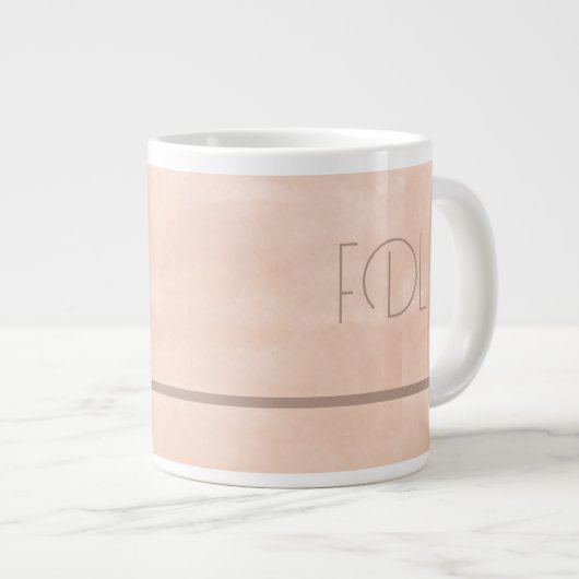 Chic Peach Fuzz Mug (Devant droit)