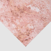 Chic Peach Marble Waterverf bruiloft Tissuepapier (Detail)