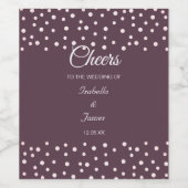 Chic Pearls op het etiket van de fles met het kabe (Enkel label)