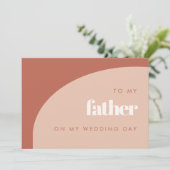 Chic pêche à mon père sur ma carte de jour de mari (Debout devant)