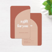 Chic pêche en terre cuite certificat cadeau arch (Bureau)