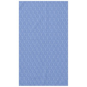 Chic Periwinkle Blue Floral Diamond Pattern Tafelkleed (Voorkant)