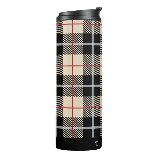 Chic Personalized Thompson Camel Play Pattern Thermosbeker (Gedraaid links)