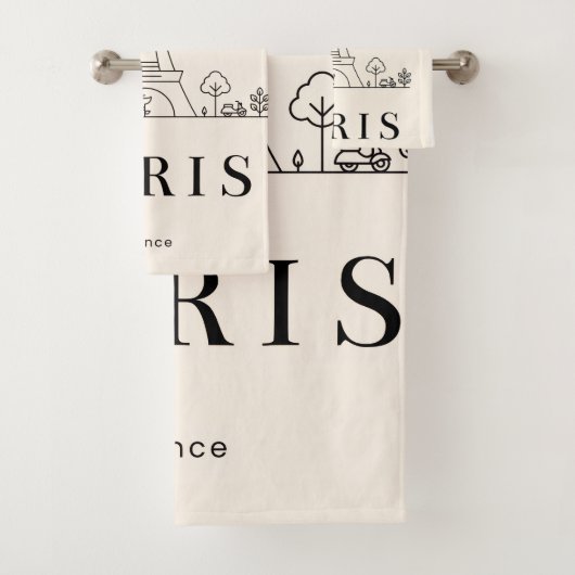 Chic Personalized Towel Set for Bathroom & Spa (En situation)