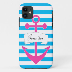 Chic Persoonlijk Nautical iPhone 5/5S Hoesje