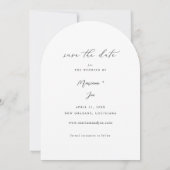 Chic Photo Surprise Verti Bewaar de datumboog Kaart (Achterkant)