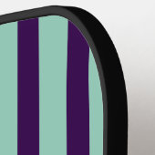 Chic Pickleball Paddle with Bold Stripe Design (Links Detail)