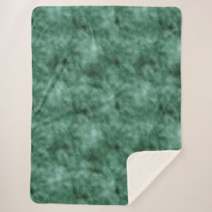 Chic Pine Blauwgroen Groen Sherpa Deken