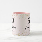 Chic Pink 50 et Fabulous Birthday Mug (Centre)