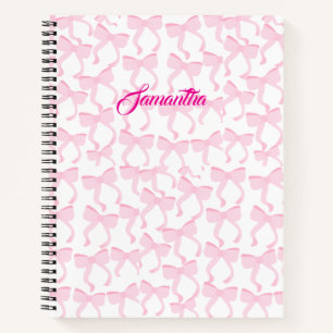 Chic Pink Bows Notitieboek